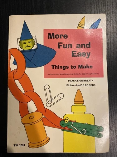 More Fun and Easy Things to Make 1976 Vintage Craft Book for Kids