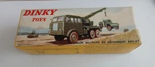 French Dinky Toys military 826 Recovery Truck original BOX ONLY
