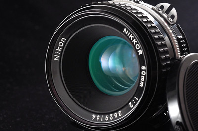 US duty paid Near Mint Nikon Ai Nikkor 50mm f/2 MF Lens from JAPAN