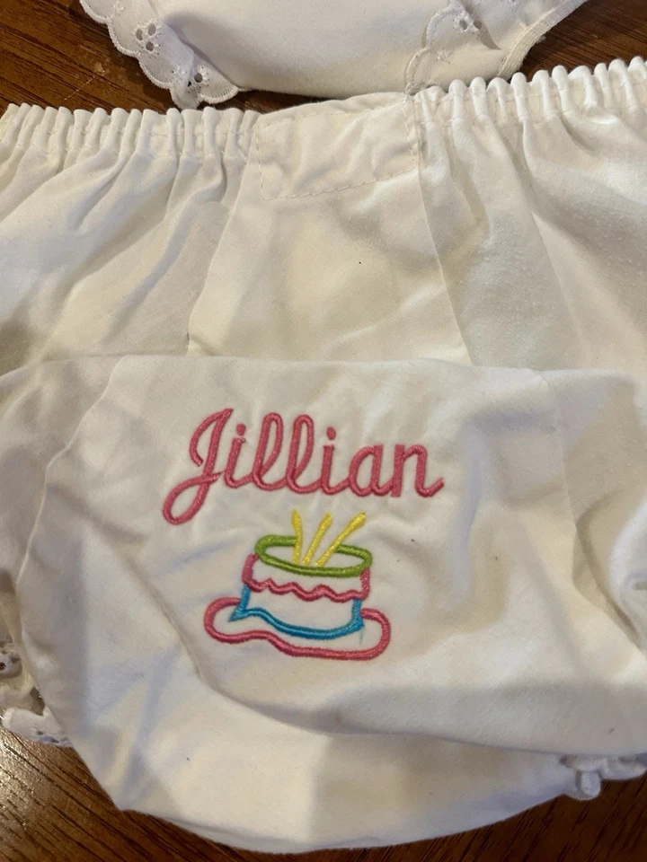 Diaper Covers- Personalized “Jillian” In Various Designs - GUC - Image 3 of 4
