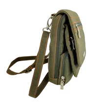 Baggallini Shoulder Bag Crossbody Purse Olive Many Pockets Organizer Handbag