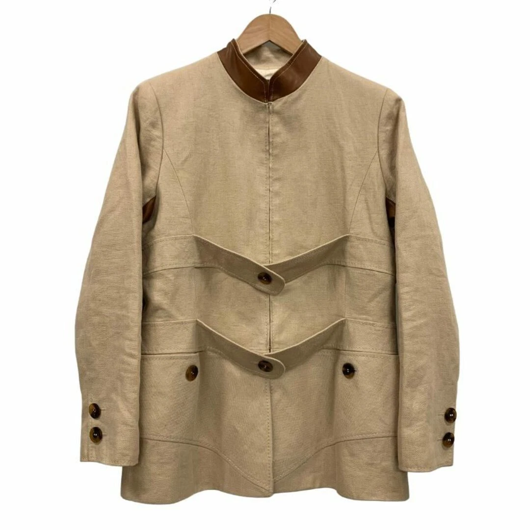 Giacca Valentino zip beige donna taglia 8 usata STOC 0