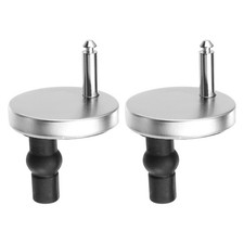 2 Set Toilet Seat Hinge Fixings with 55mm/2.17" Base, for Top Fixing Bolt