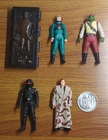 Vintage Star Wars Action Figure Lot 1984 1985 POTF Last 17 Original Kenner Coin