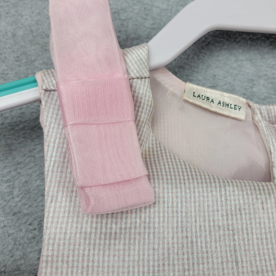 Vestido de fiesta Laura Ashley para niñas talla 6 elegante ocasión especial tul mezcla de seda Foto 4 de 4