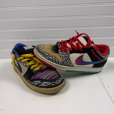 Nike SB Dunk Low What The Paul Sneaker Men 9 Multicolor Skateboarding CZ2239-600