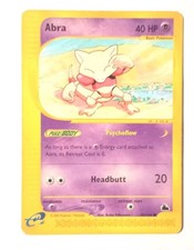 POKEMON CARD ABRA 46/144 GOOD CONDITION 2003