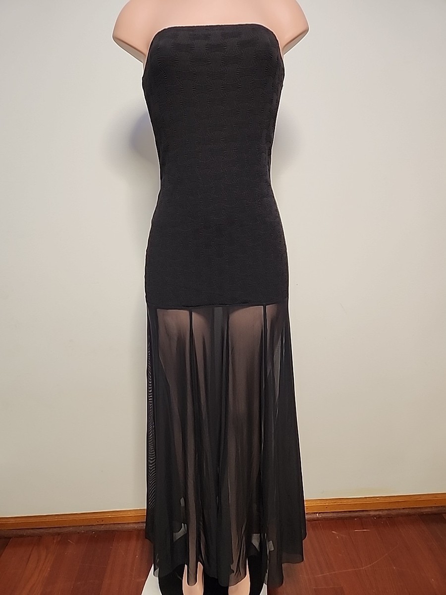 sheer dress overlay GONE VIRAL SHEER MAXI DRESS – AKIRA main image 0
