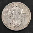 1917-D (Type 2) Standing Liberty Quarter | ALMOST UNCIRCULATED, Full Head!