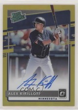 2020 Panini Donruss Optic Gold Prizm 3/10 Alex Kirilloff #RPS-AK Auto v9t