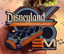 Disneyland Resort Tomorrowland Space Mountain 3D Magnet New