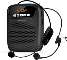 WINBRIDGE S278 UHF Wireless Voice Amplifier 15W Bluetooth Headset Mic