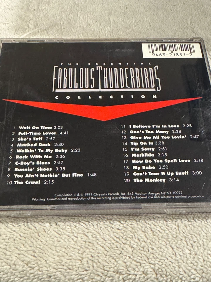 The Essential Fabulous Thunderbirds Collection - CD IN VERY GOOD CONDITION!!! Foto 2 de 2