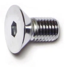 5/16"-24 x 5/8" Chrome Grade 8 Flat Socket Cap Screws (10 pcs.)