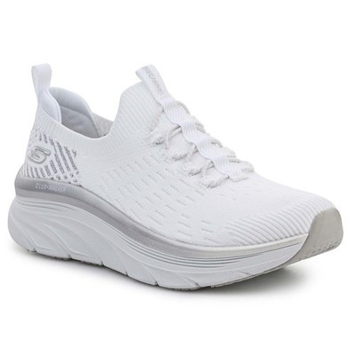 Schuhe Ausbildung Damen Skechers Dlux Walker Let IT Glow 149366WSL Weiß