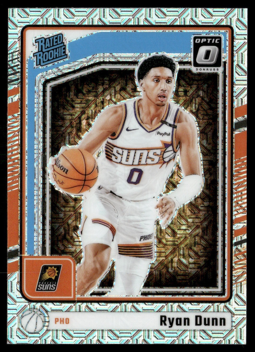 2024-25 Panini Donruss Optic #279 Ryan Dunn Choice Rated Rookie - Phoenix Suns