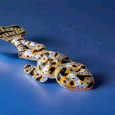 10" L.  James Mead Decoys New Silver Poison Frog .