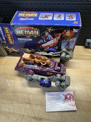 1989 He-Man TERROCLAW Battle Destroyer Tank Mattel W/ Box No Inserts
