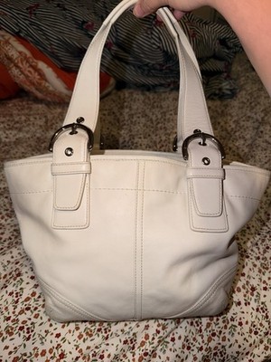 Authentic Vintage Coach Full Grain Leather Tote/shoulder Bag READ DESCRIPTION