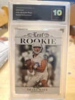 2023 Leaf Rookie Achievement Drake Maye RC #RA-20 Patriots Advance 10! Psa