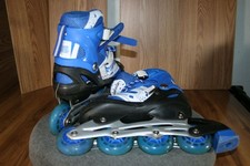 Gently Used Inline Skates Boys Girls Kids Teens Adjustable Durable size M