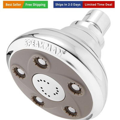 #ad Napa Anystream High Pressure Adjustable Shower Head Polished Chrome $98.89