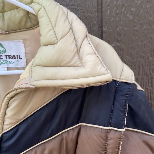Giacca trapuntata vintage Pacific Trail Sportswear gilet uomo maniche grandi rimovibili - Foto 4 di 14