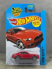 Hot Wheels - 2014 HW City - 2015 Ford Mustang GT #100/250 - in Protector Case