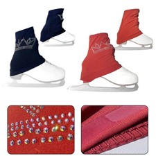 Stretchy Soft Polyester Ice Skate Boot Covers for Figure Skating Training