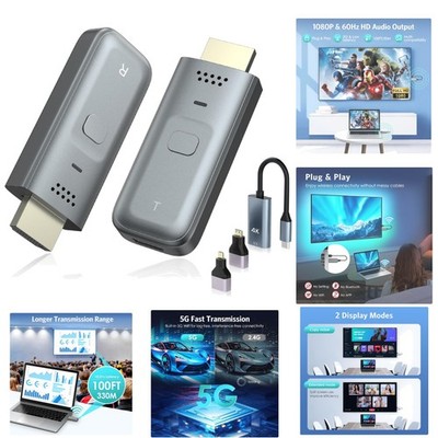 Wireless HDMI Transmitter Receiver 4K 30M Tragbar Heim Bussines