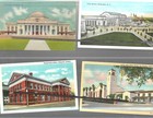 8 OLD POSTCARDS  RAILWAY STATIONS  MP PRR  CNW N&W  CNJ DC  SAL ACL RF&P LAUPT — photo 1