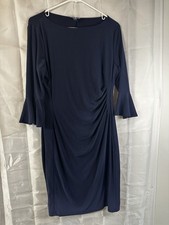 Chaps women's Blue Dress Size LG