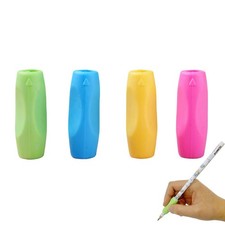 Pencil Grips for Kids Handwriting, Ergonomic 4 Pk Four Colors