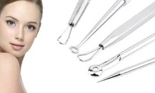 5-in-1 Blemish and Blackhead Remover Kit – Professional Pimple Extractor Tools