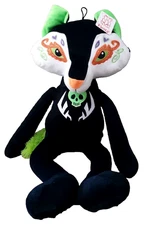 Fiesta 25" Embroidered Plush Sugar Skull Fox New with Tags RARE