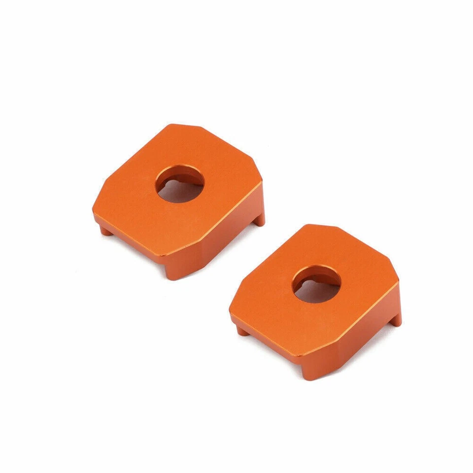 Bloque de eje ajustador de cadena naranja apto para KTM 50 SX MINI 2009-2018 Foto 4 de 4