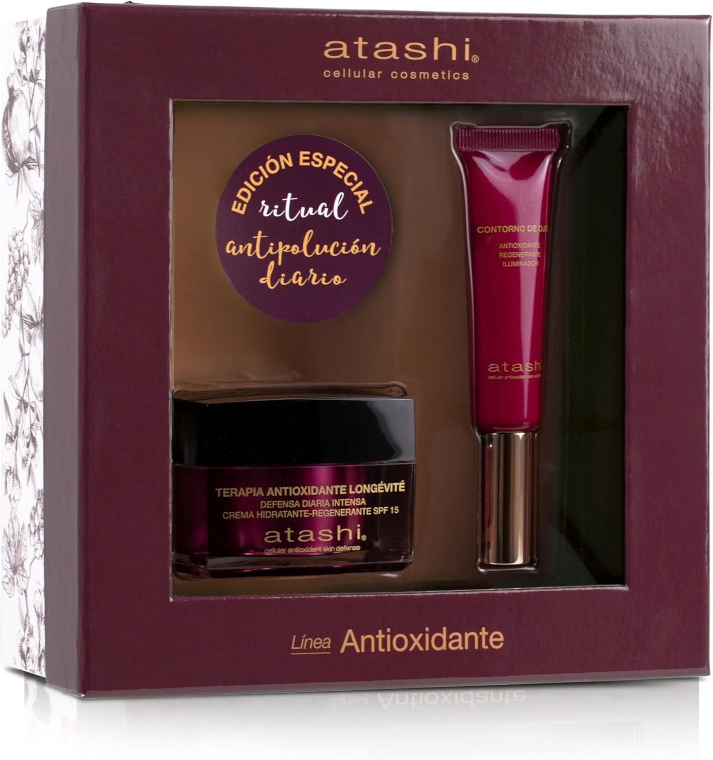 Mai Più Viso Spento! Kit Atashi Antiossidante Crema + Eye Contour