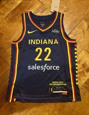 Caitlin Clark Indiana Fever Jersey Blue Youth Small