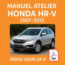 Manuel Atelier Honda HRV 2007-2013 Revue Technique Auto Français RTA CD PDF