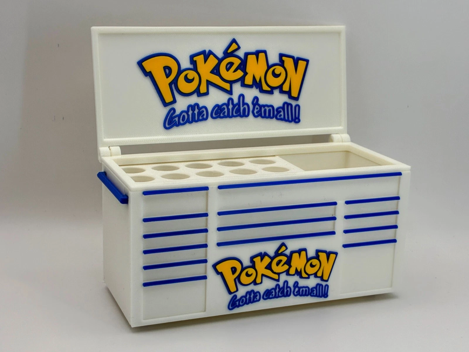 Pokemon Gaming Inspired Mini Toolbox Pen Holder – Anime Fan Desk Organizer