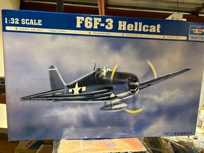 TRUMPETER # 02256    1/32nd  SCALE F6F-3 HELLCAT  MODEL KIT