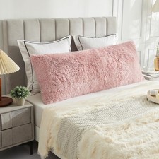 Body Pillow Cover with Zipper Closure,Luxury Shaggy Ultra Soft Plush Faux Fur...