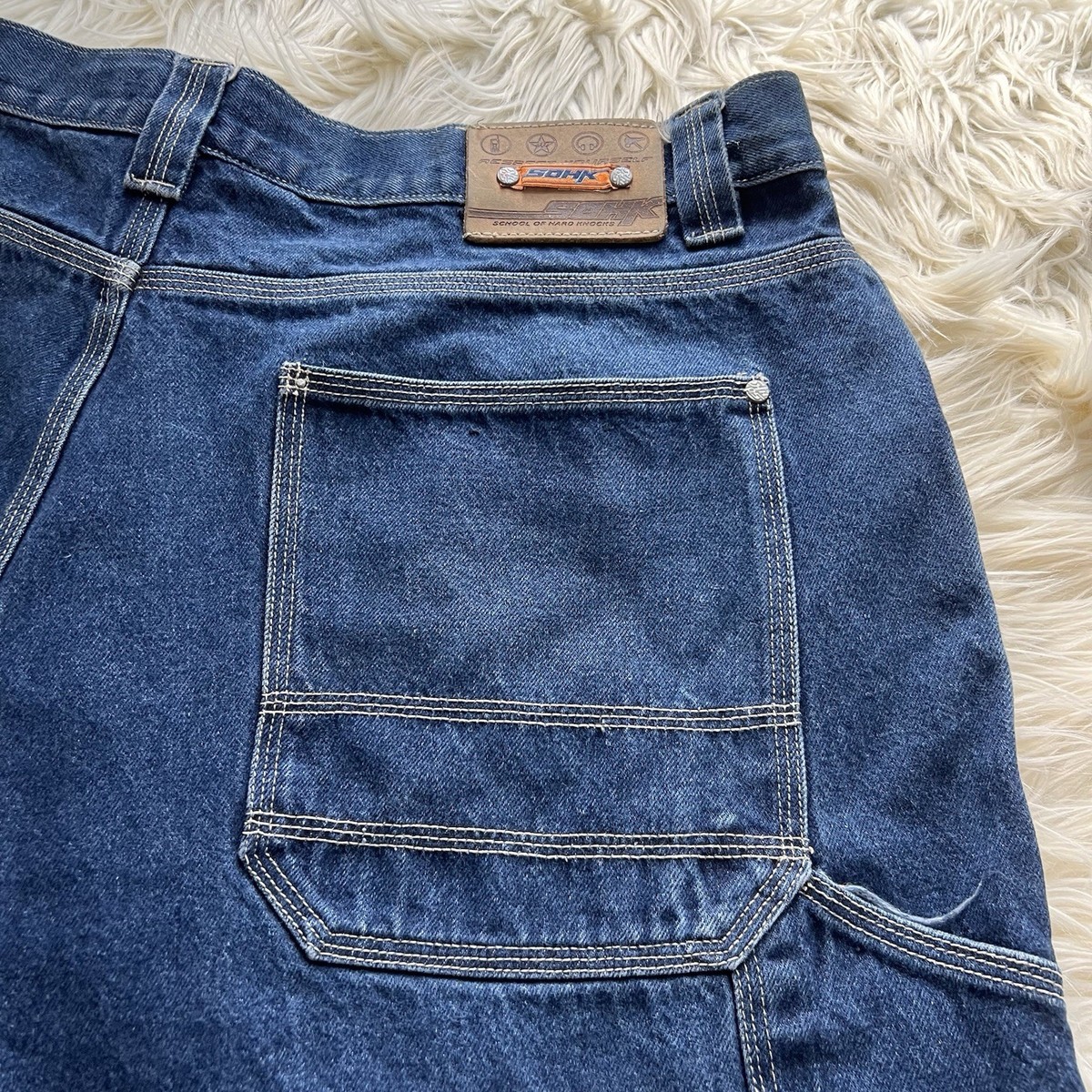 Vintage SOHK School of Hard Knocks Hip-Hop Carpenter Denim Jean