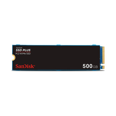 SanDisk 500GB SSD PLUS M.2 NVMe PCIe Gen 3.0, Internal SSD - SDSSDA3N-500G-G26