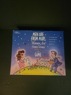 Vintage 1989 Men are from Venus, Women are from Mars Board Game COMPLETE 