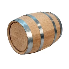 1 Gallon Oak Barrel - Wooden Whiskey Barrel Wine Barrel (5 Liter) - For The H...