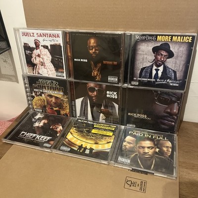 9 x HIP HOP / RAP CD BUNDLE JOB LOT   Juelz Santana / Rick Ross / SNOOP