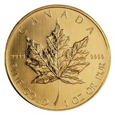 2007 $50 Gold Canadian Maple Leaf .9999 1 oz BU 3829.94 per troy oz