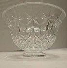 VTG WATERFORD CRYSTAL BALMORAL FOOTED BOWL CENTERPIECE 7 7/8”-DISCONTIN..