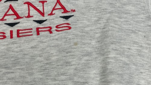 Logo 7 Vintage Indiana Hoosiers Long Sleeve Sweatshirt Size Large - Picture 4 of 16